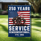 Flagwix American Flag - USA 250th Anniversary Semiquincentennial Patriotic Canvas Flag
