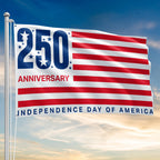 Flagwix American Flag - 250 Anniversary Independence Day of America 4th Of july Grommet Flag