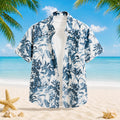 2-Piece Summer Hawaiian Beach Shirt and Shorts Set