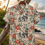 250 Years of America Hawaiian Shirt, Spirit of 76 Patriotic 4th of July 1776-2026 AOP Hawaii Shirt 685190