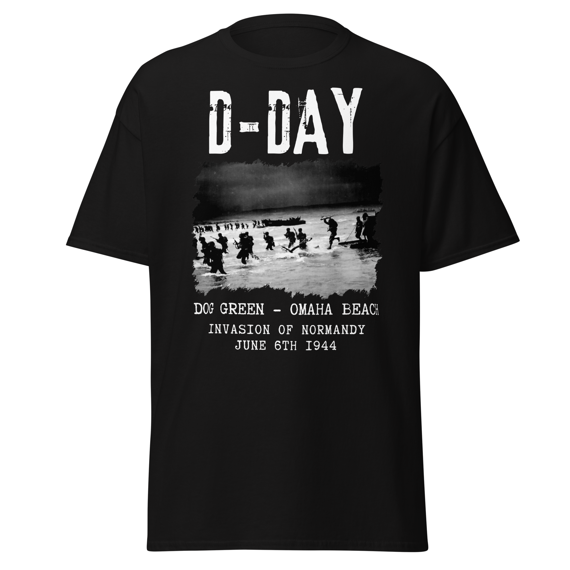 D-Day – Omaha Beach Landing 1944 Tribute T-Shirt
