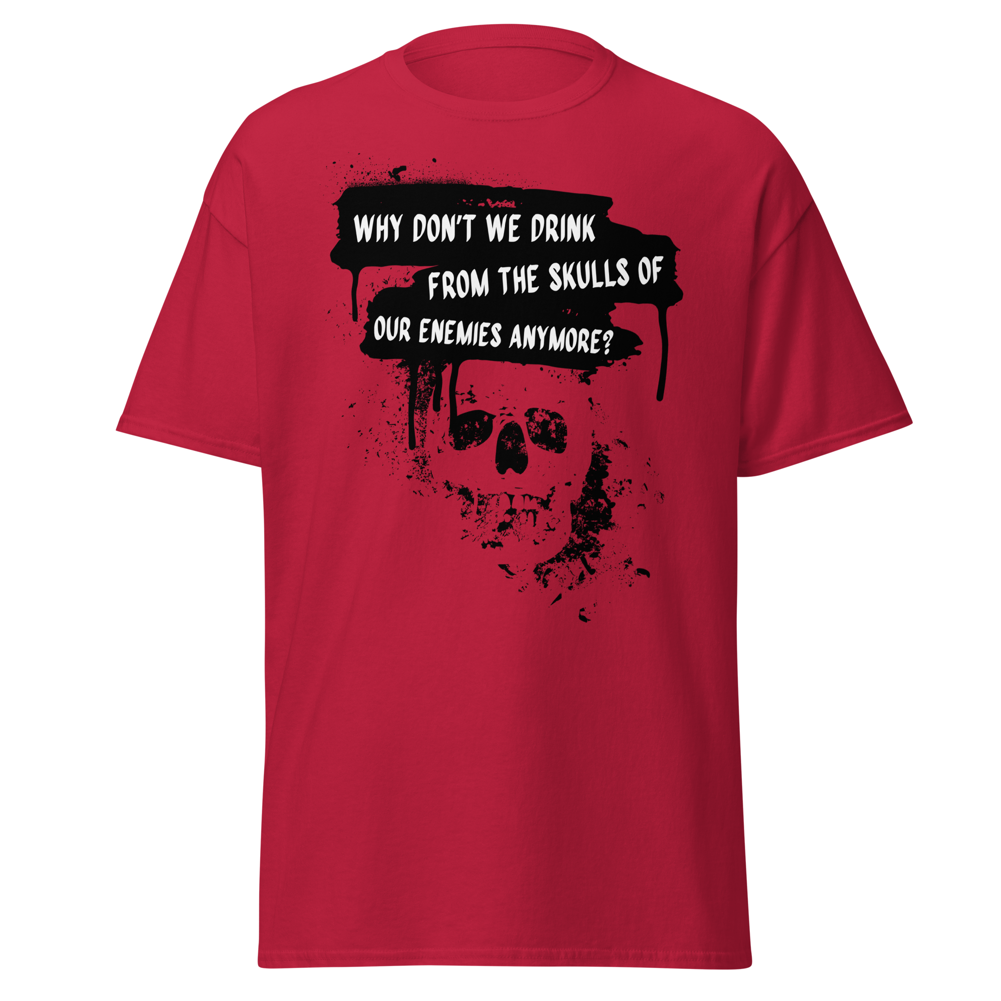 Drink from the Skulls of Our Enemies – Barbarian History Meme T-Shirt
