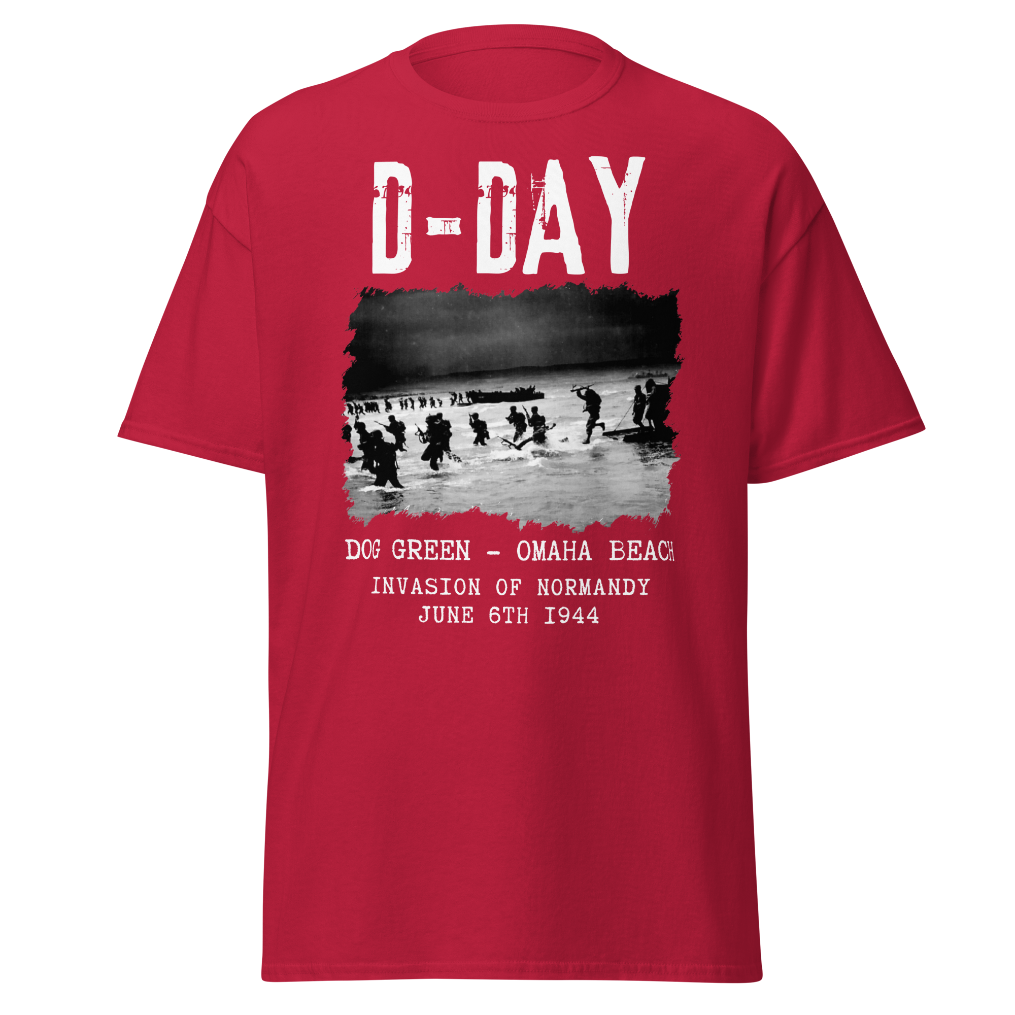 D-Day – Omaha Beach Landing 1944 Tribute T-Shirt