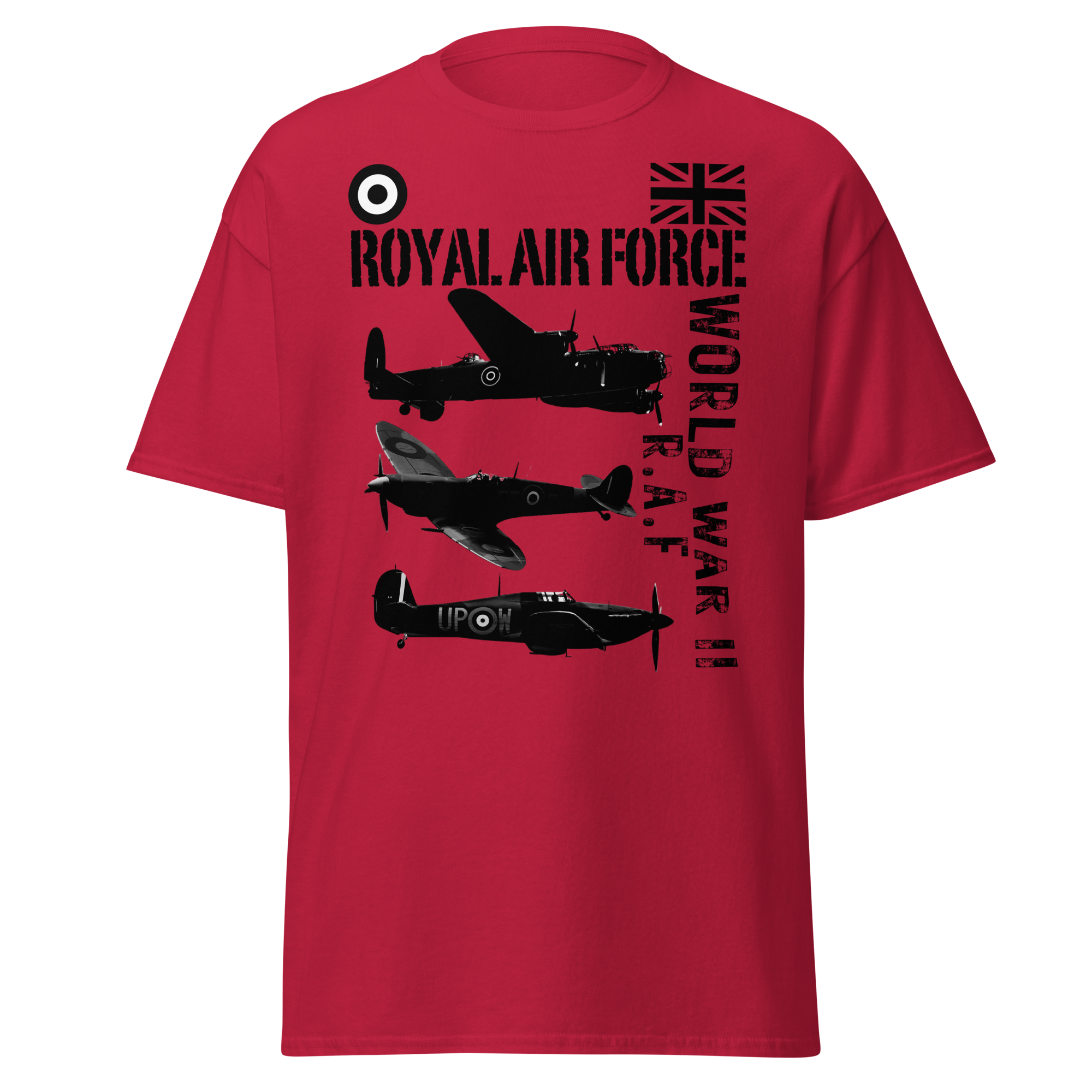 WWII Royal Air Force – Lancaster & Spitfire Tribute T-Shirt