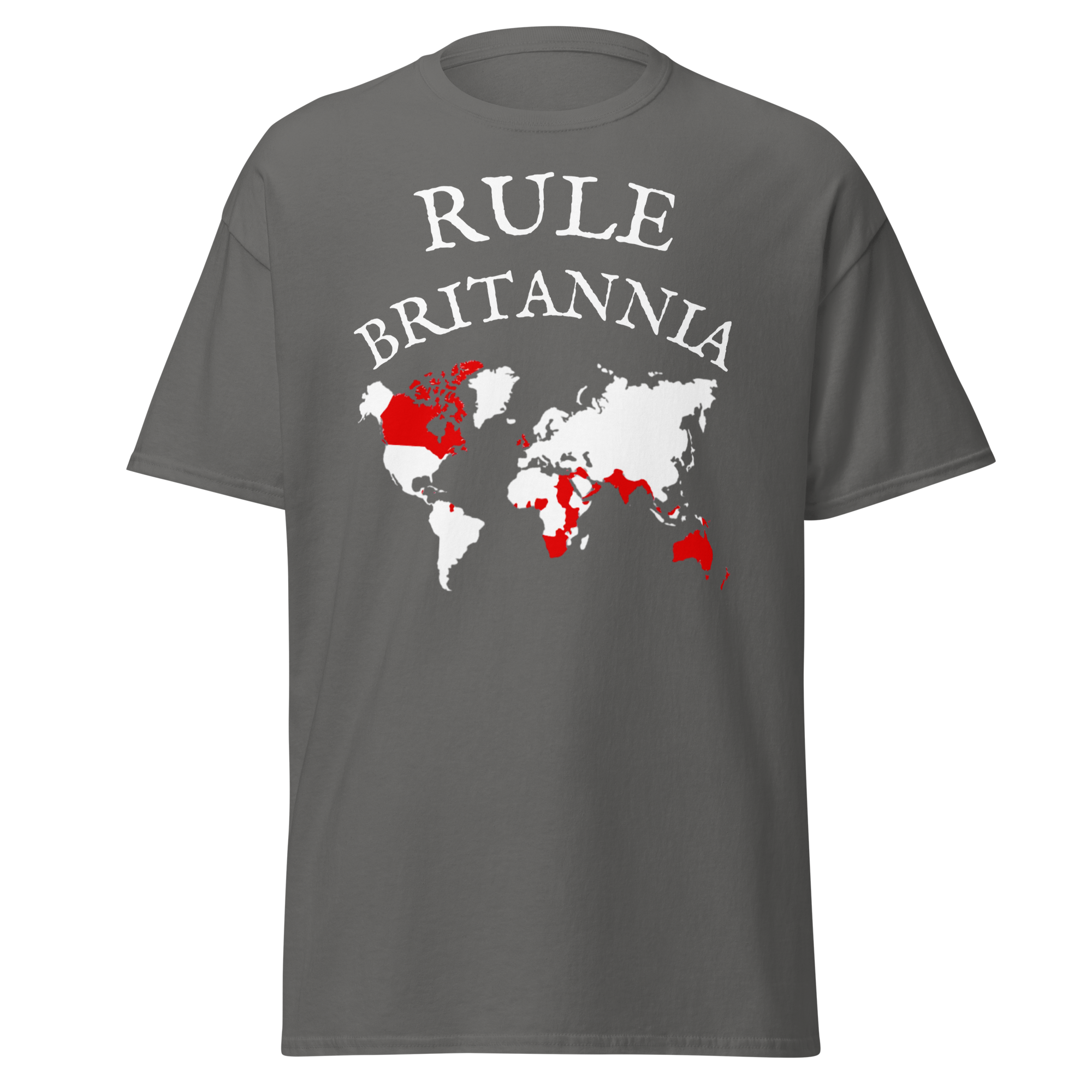 Rule Britannia — British Empire World Map T-Shirt