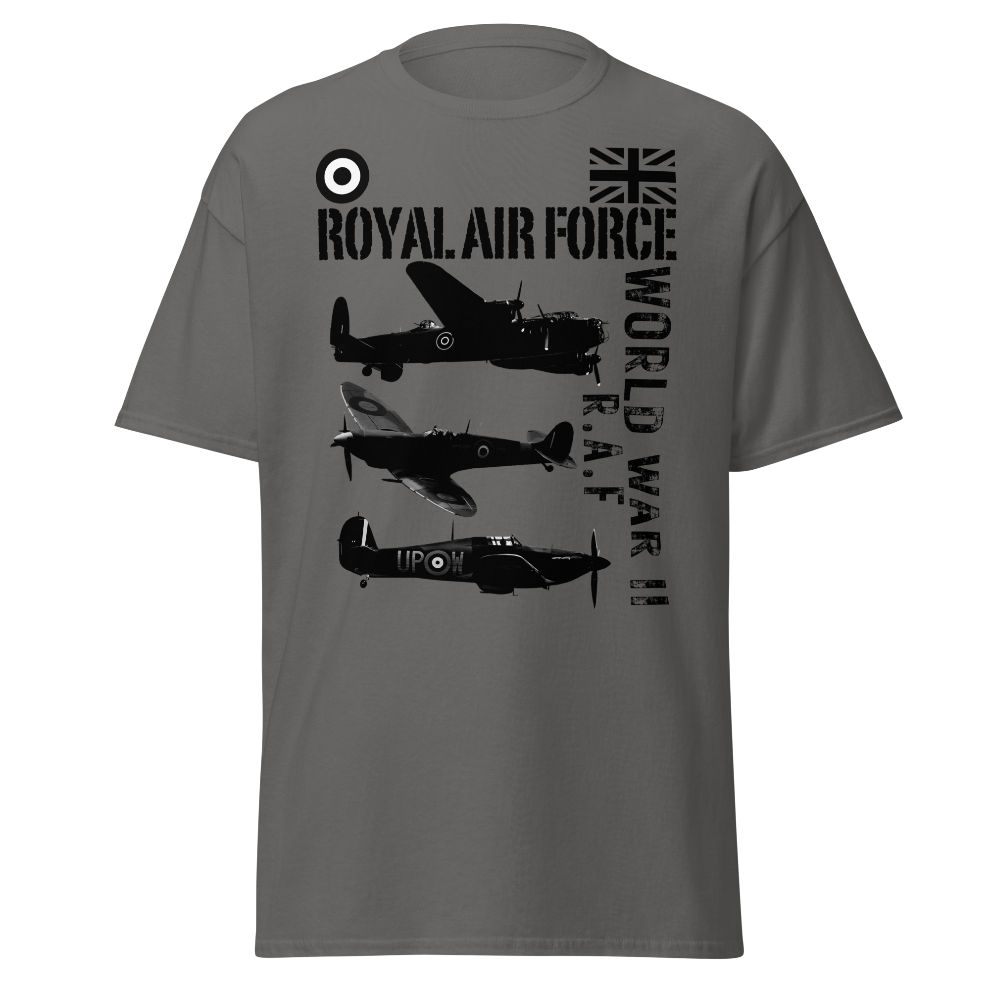 WWII Royal Air Force – Lancaster & Spitfire Tribute T-Shirt