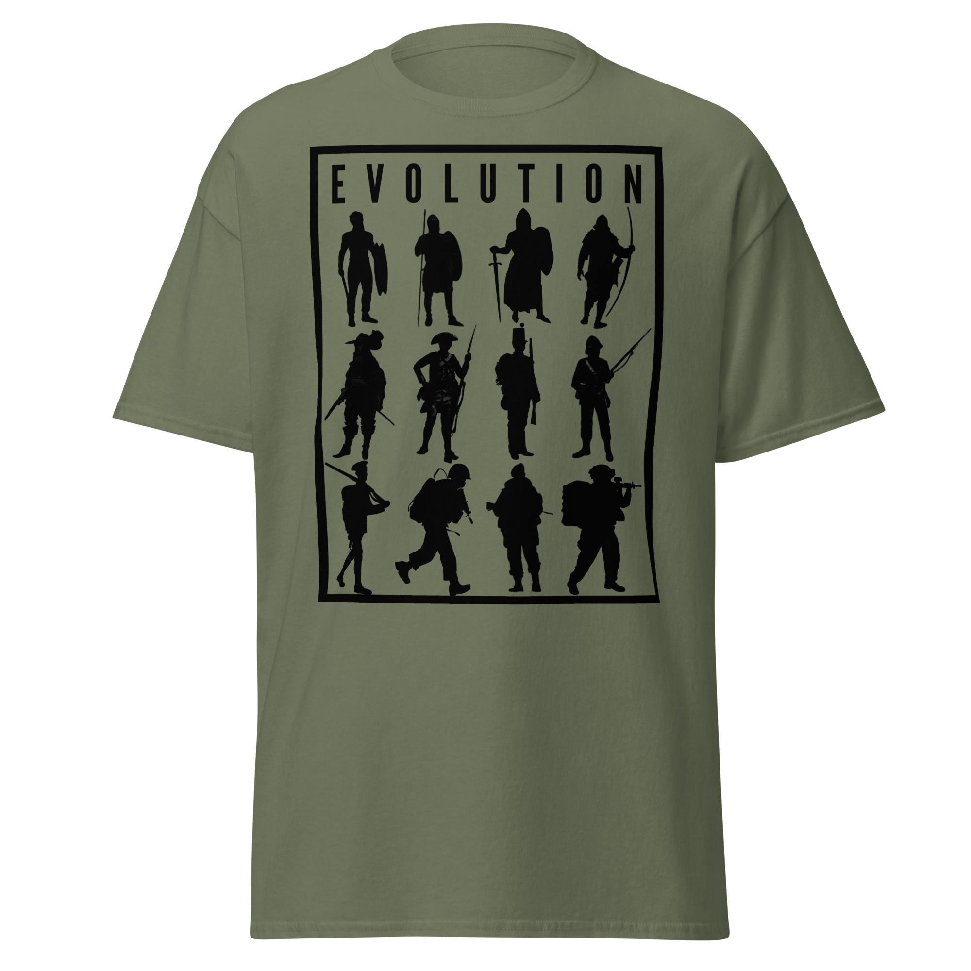 Evolution of The English Soldier (t-shirt)