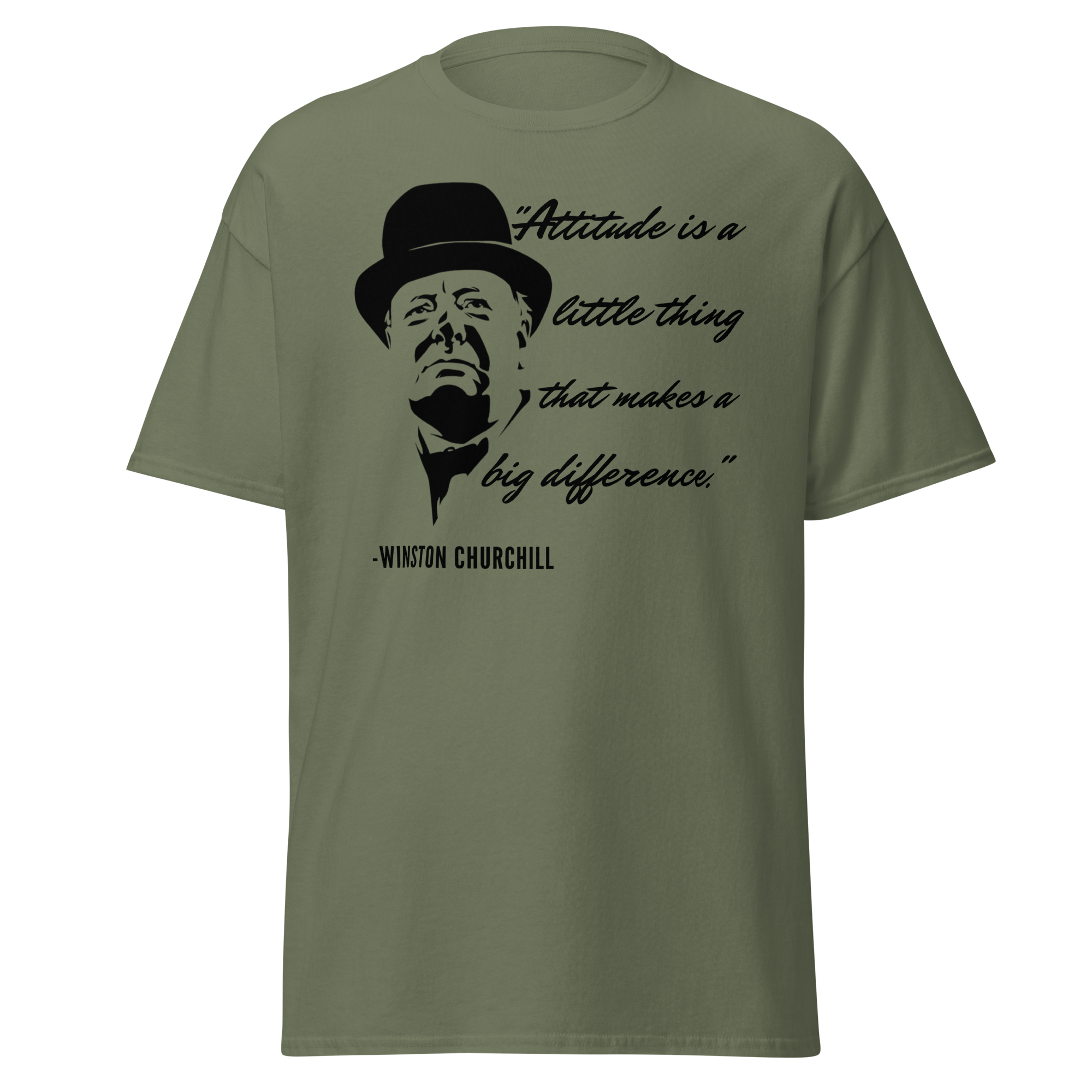 Winston Churchill's Attitude Quote (t-shirt)