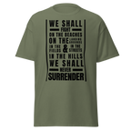 We Shall Fight on the Beaches, Churchill Speech T-Shirt