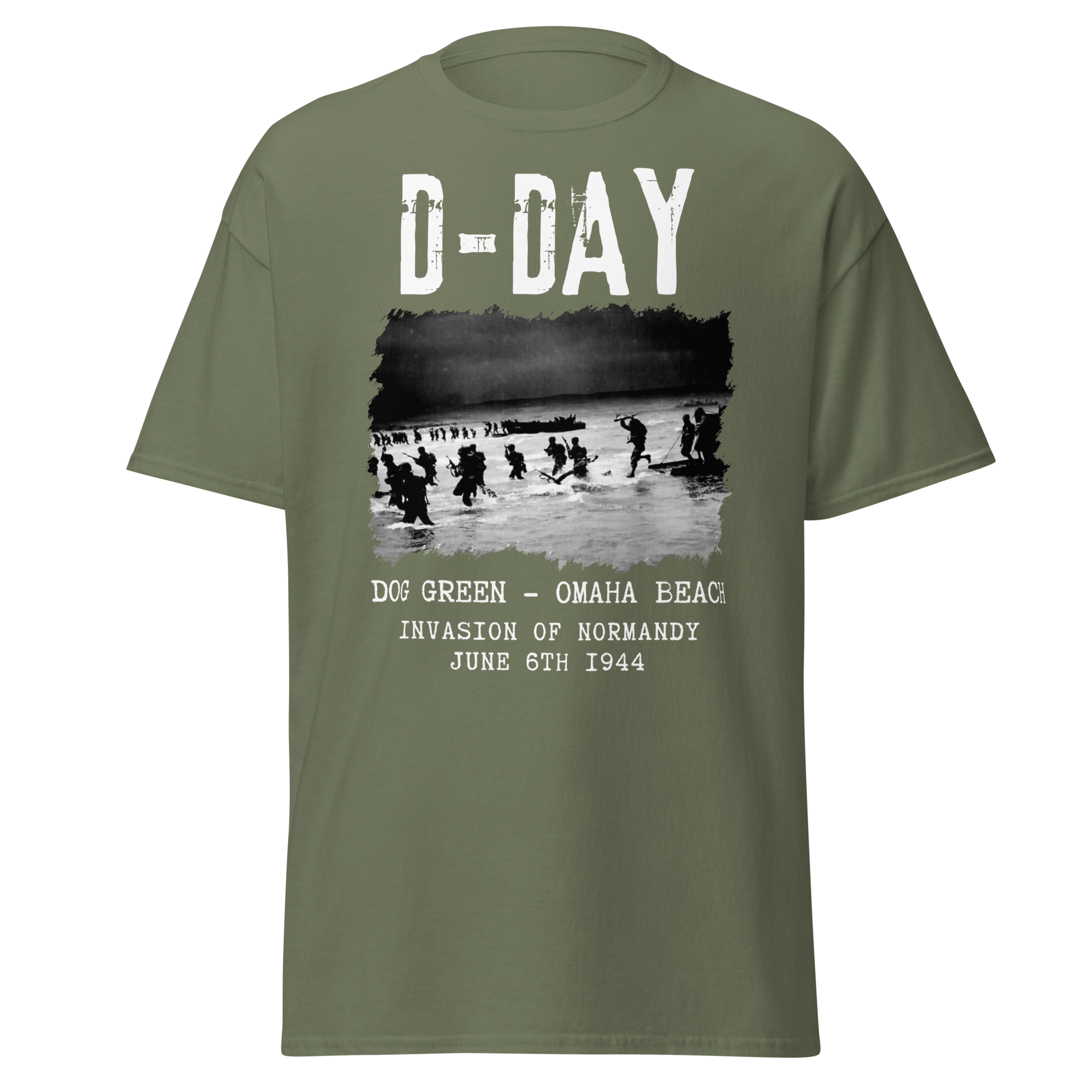 D-Day – Omaha Beach Landing 1944 Tribute T-Shirt