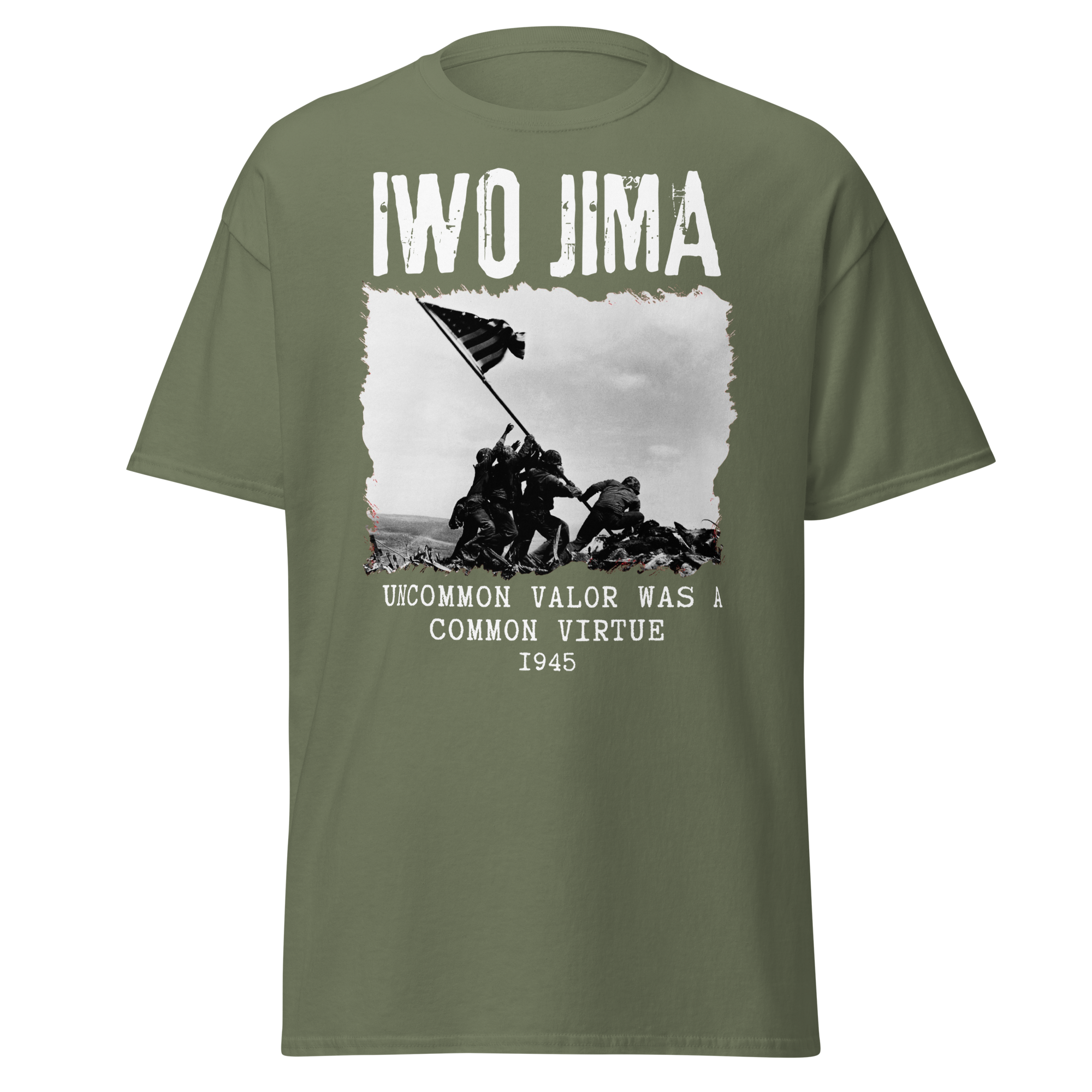 Iwo Jima – Flag Raising 1945 Tribute T-Shirt