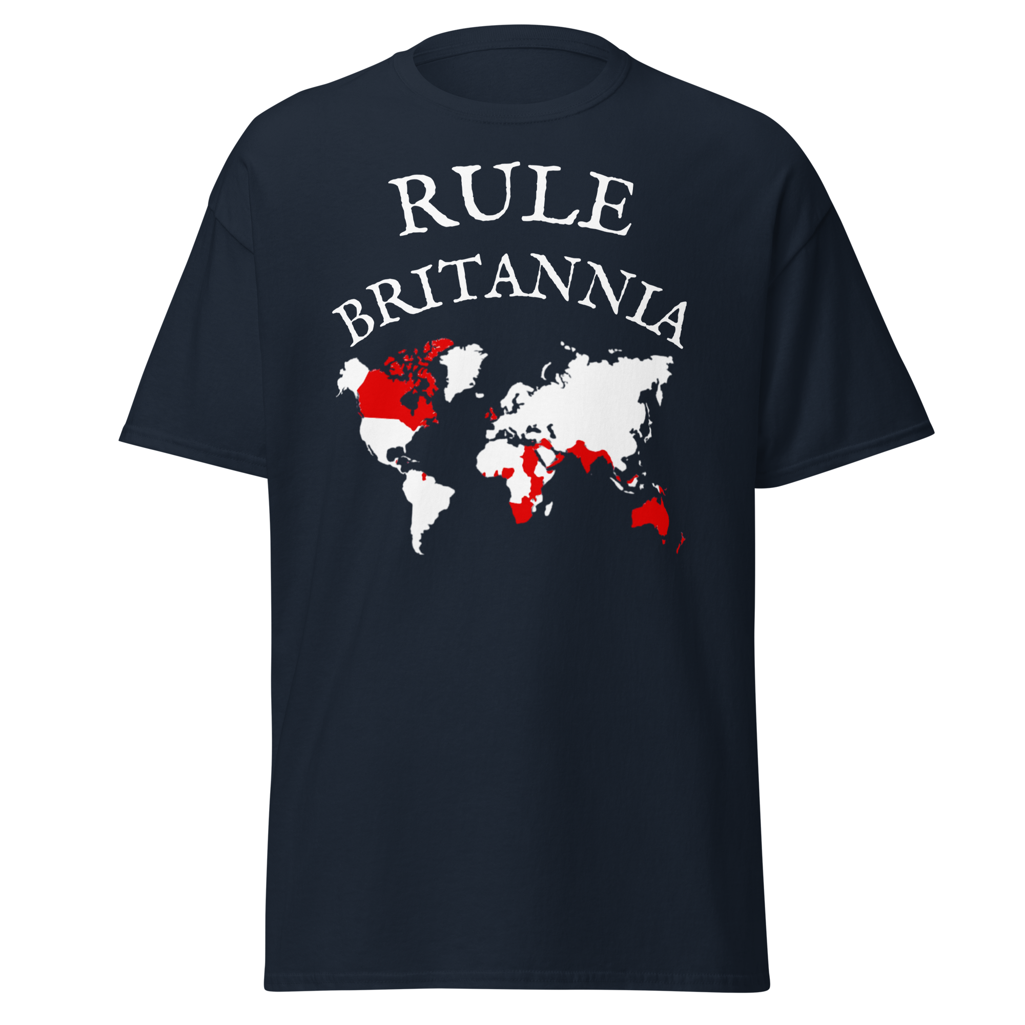 Rule Britannia — British Empire World Map T-Shirt