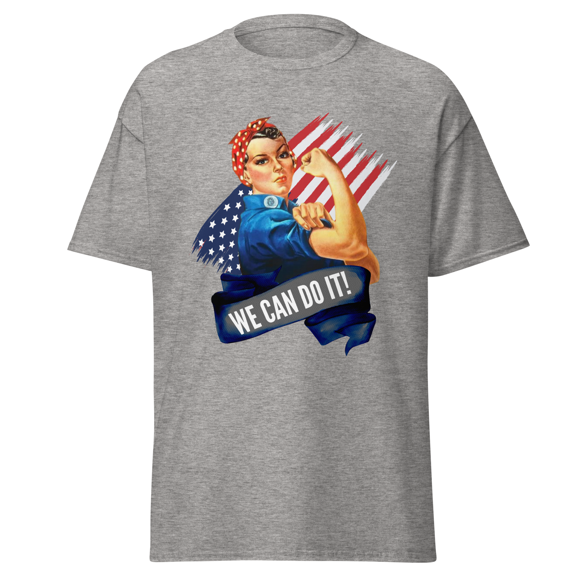 We Can Do It! T-Shirt – Rosie the Riveter WWII Tribute