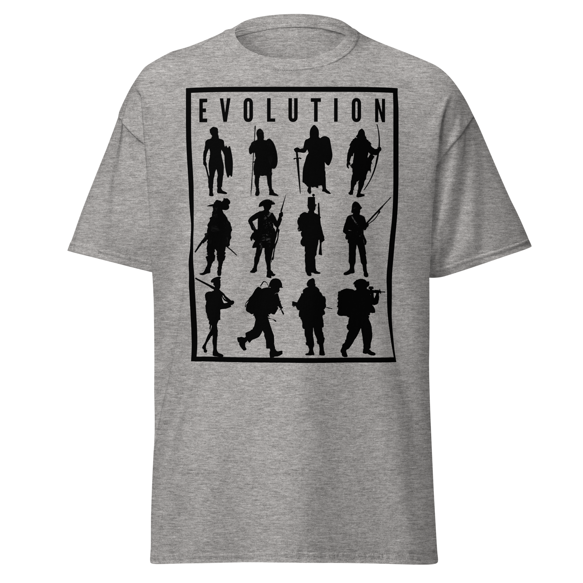 Evolution of The English Soldier (t-shirt)