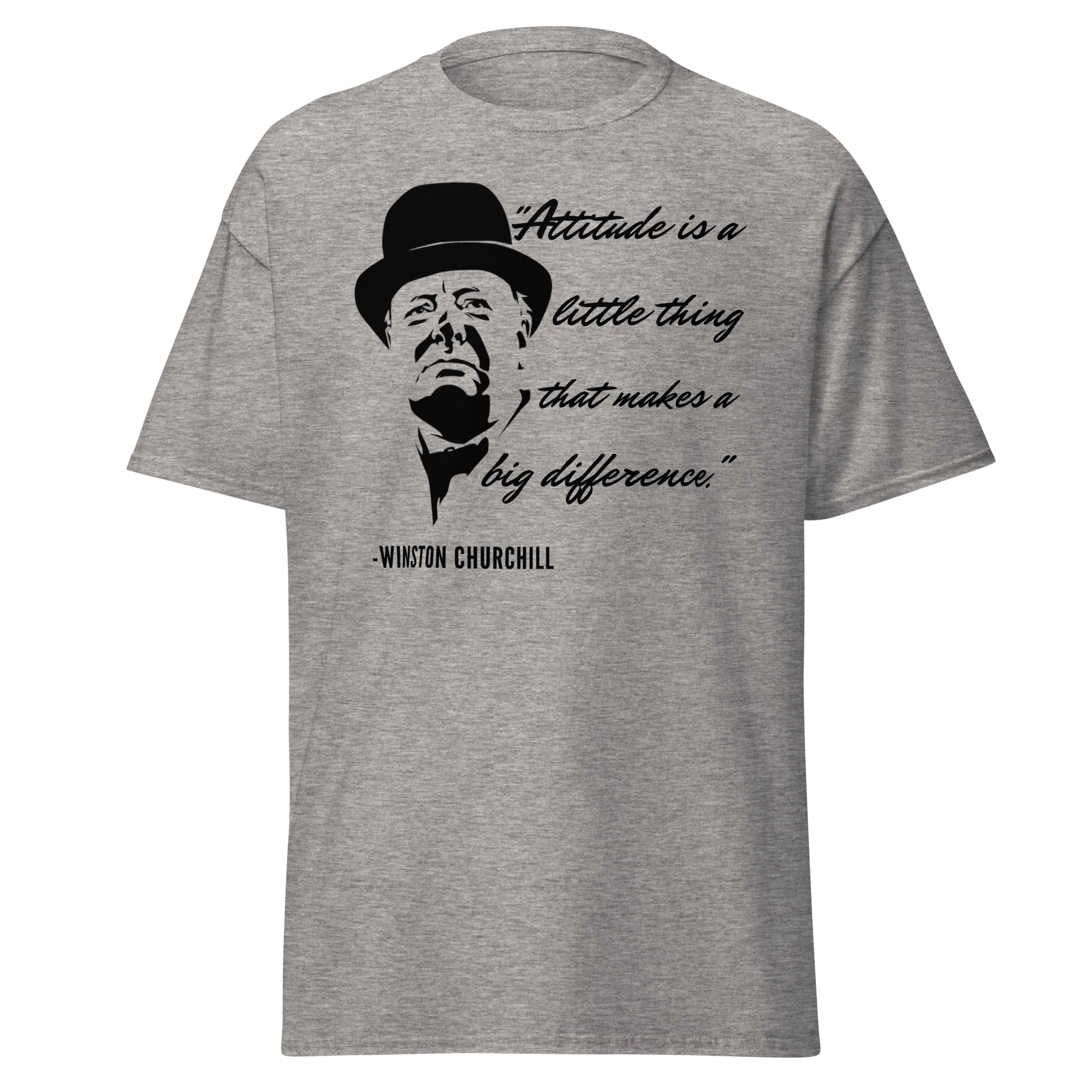 Winston Churchill's Attitude Quote (t-shirt)