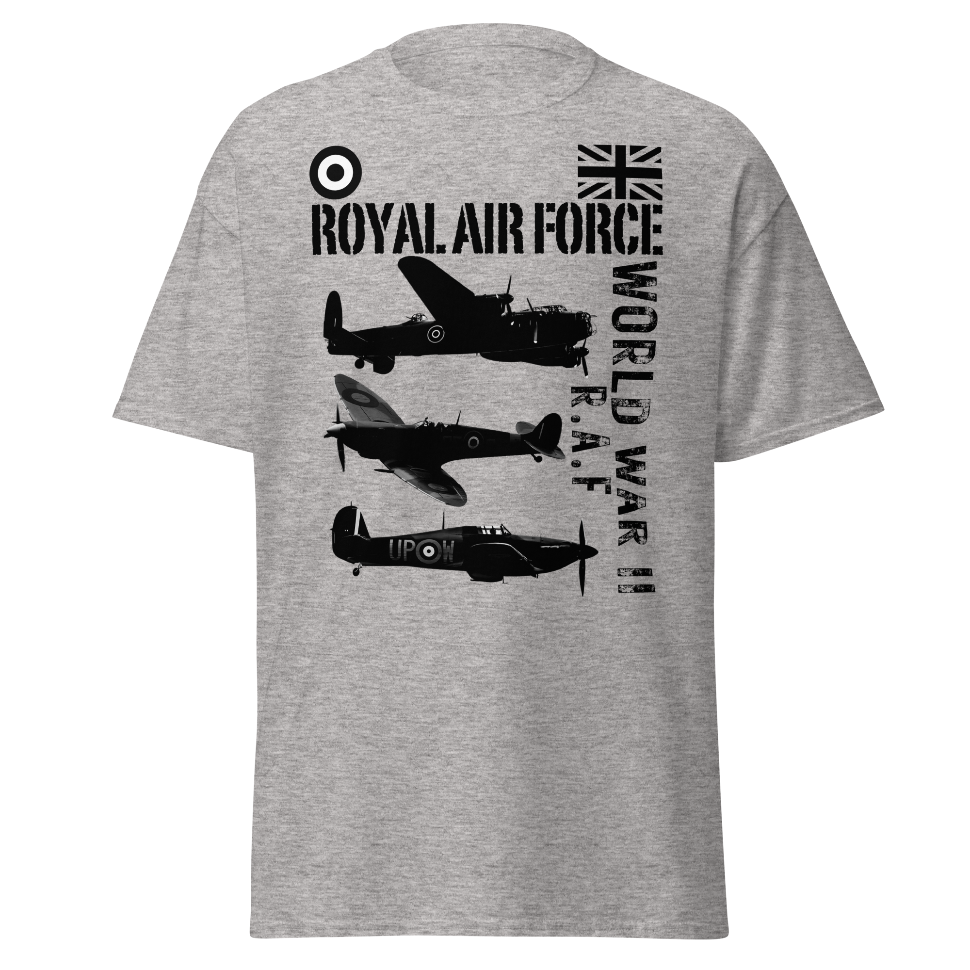 WWII Royal Air Force – Lancaster & Spitfire Tribute T-Shirt