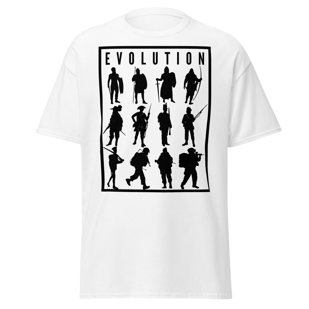 Evolution of The English Soldier (t-shirt)