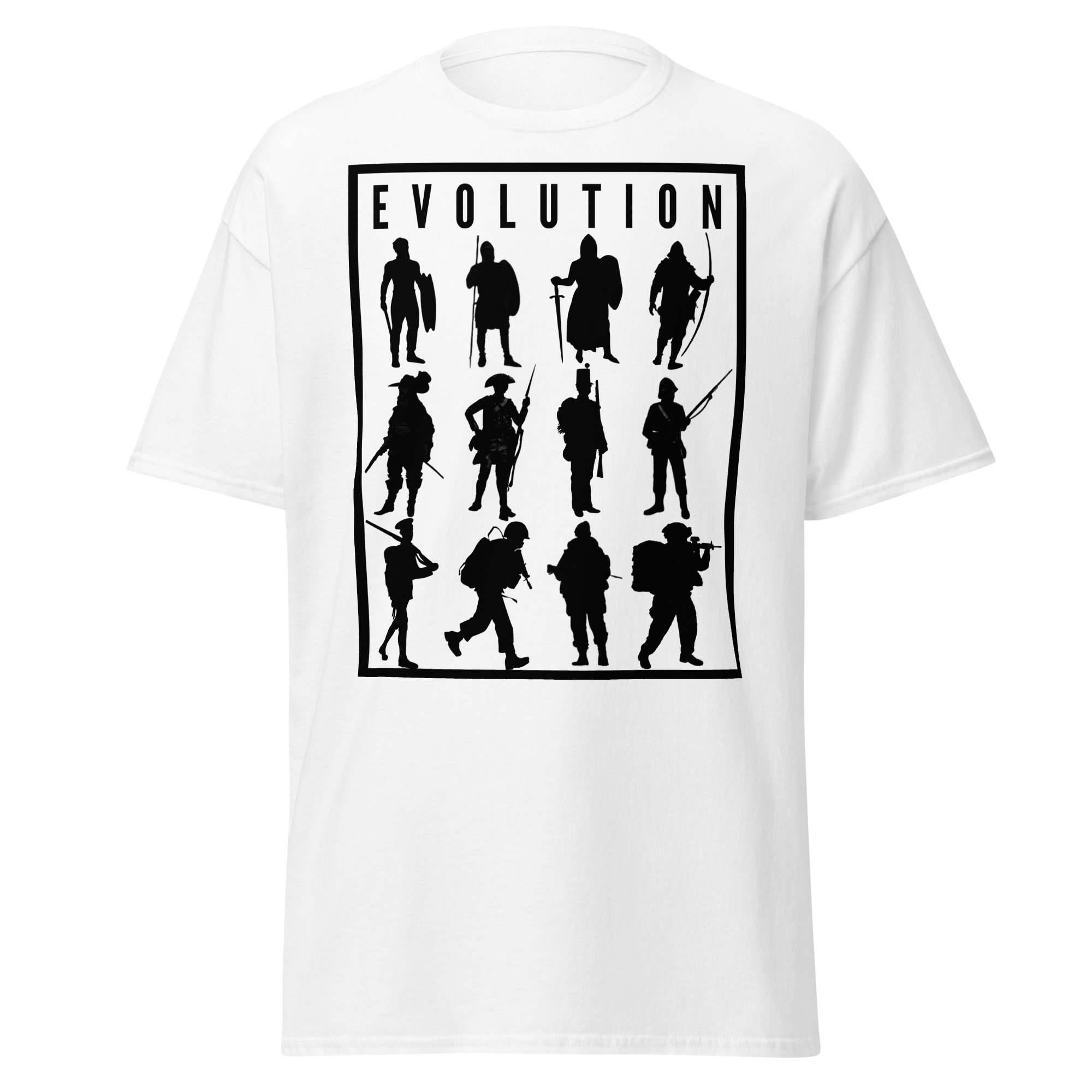 Evolution of The English Soldier (t-shirt)