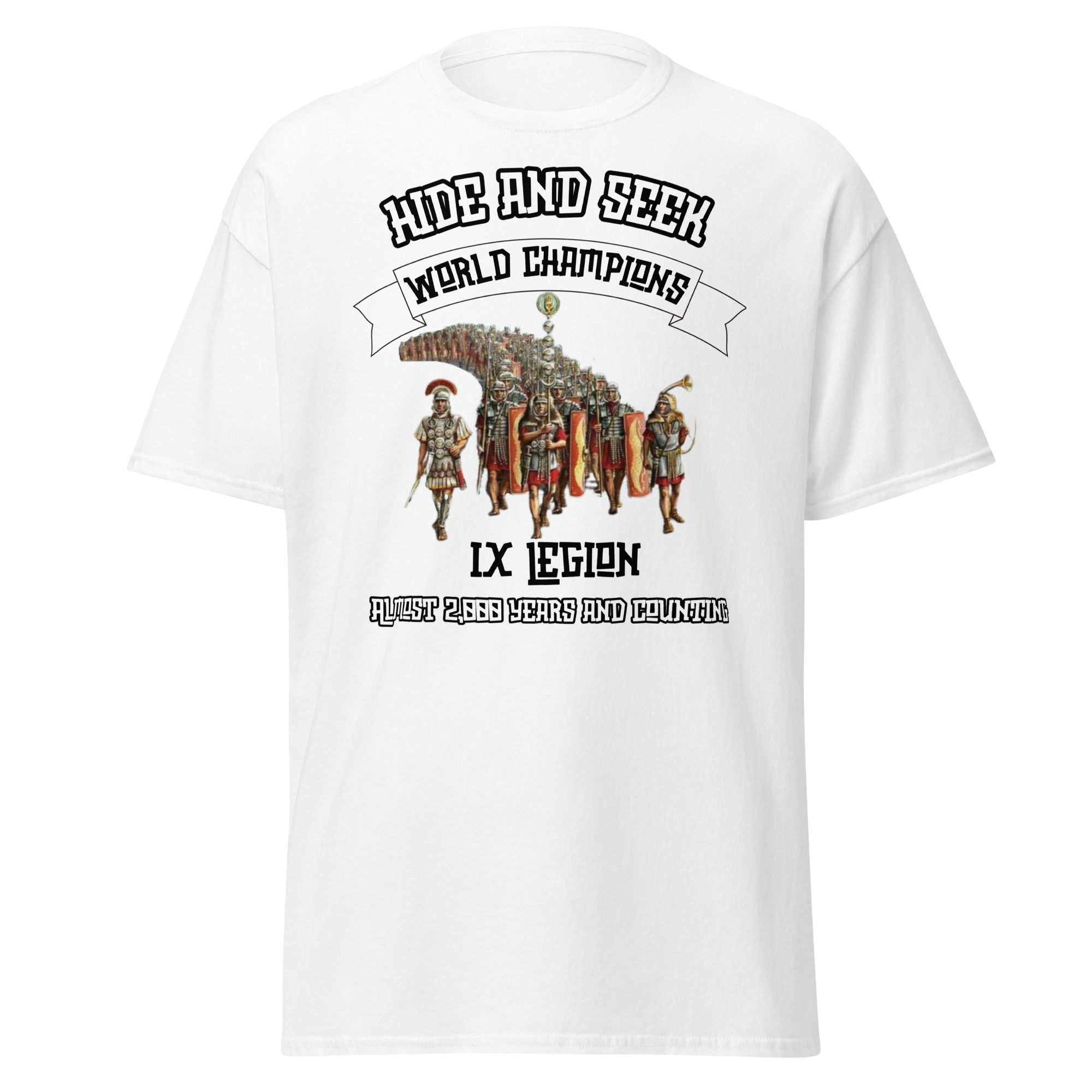 Roman IX Legion T-Shirt – Hide and Seek World Champions