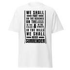 We Shall Fight on the Beaches, Churchill Speech T-Shirt