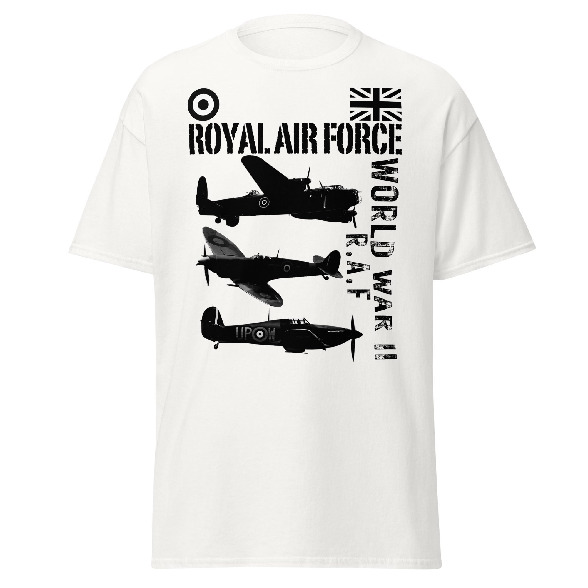 WWII Royal Air Force – Lancaster & Spitfire Tribute T-Shirt
