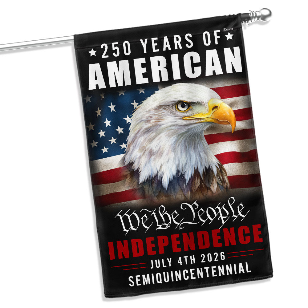 We The People Eagle Flag for July 4th America 250th Anniversary Decor