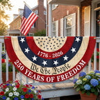We The People 250 Fan Flag for 1776 2026 Anniversary Vintage Decor