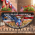 250 Years God Bless America Flag, Patriotic 1776 2026 Freedom Fan Flag
