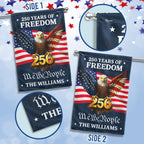 Custom American Flag, Personalized 250 Years of Freedom Home Decor US Flag