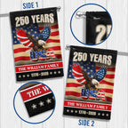 Custom Name American 1776 2026 Flag, Personalized 250 Years Eagle USA Flag