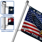 Custom American Flag, Personalized 250 Years of Freedom Grommet Flag