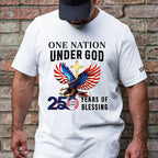 250 Years of Blessing Personalized T-shirt | One Nation Under God Shirt