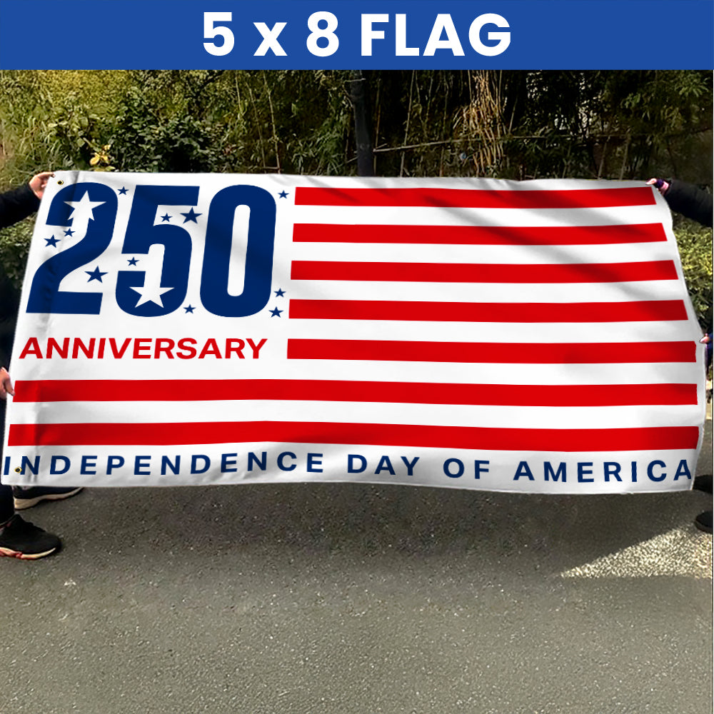 Flagwix American Flag - 250 Anniversary Independence Day of America 4th Of july Grommet Flag