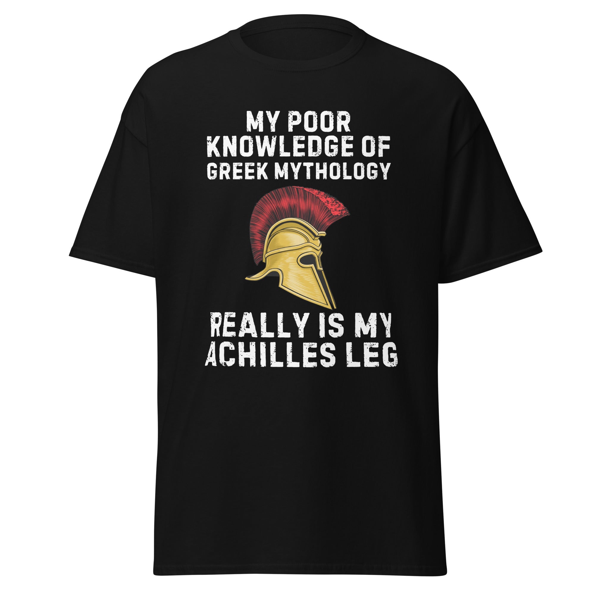 My Achilles Leg – Greek Mythology Joke T-Shirt