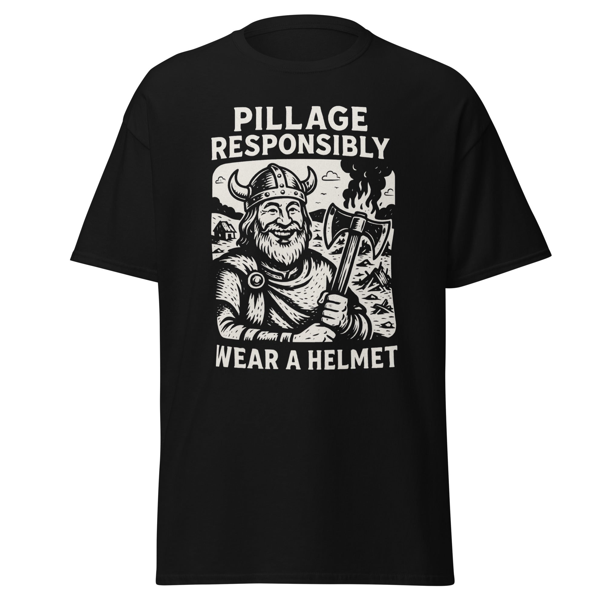 Pillage Responsibly – Viking Humor T-Shirt