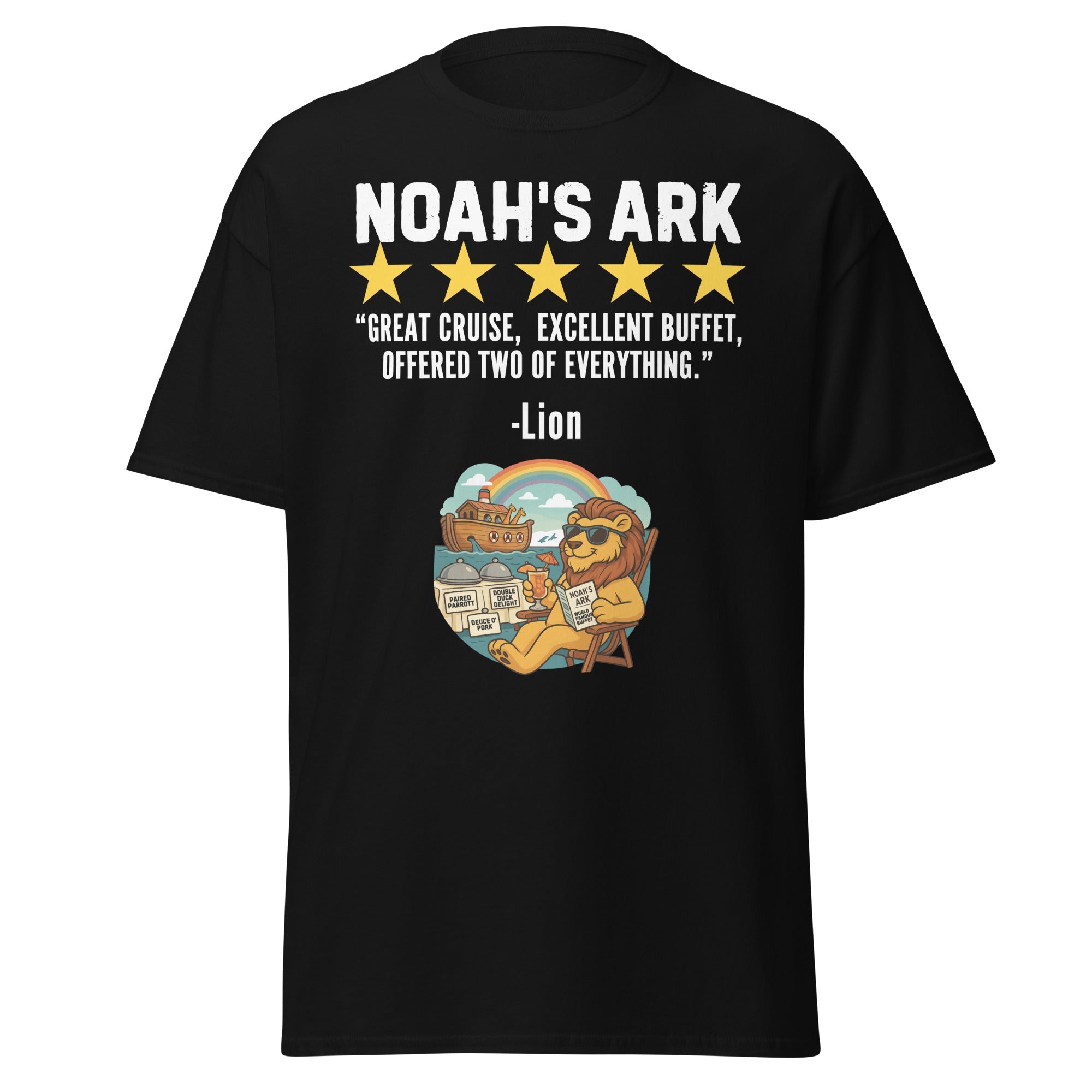 Noah’s Ark 5-Star Review – Funny Biblical T-Shirt