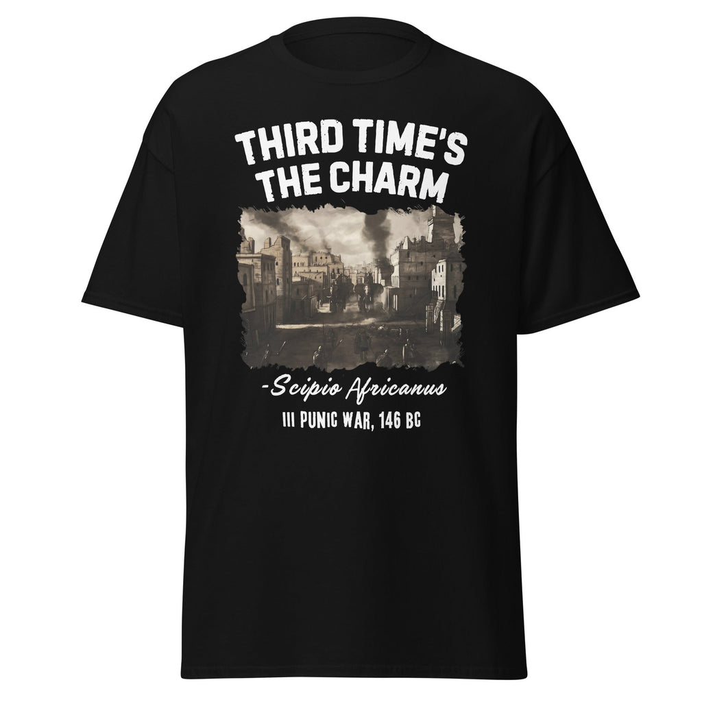 Third Time’s the Charm – Scipio & the Third Punic War T-Shirt