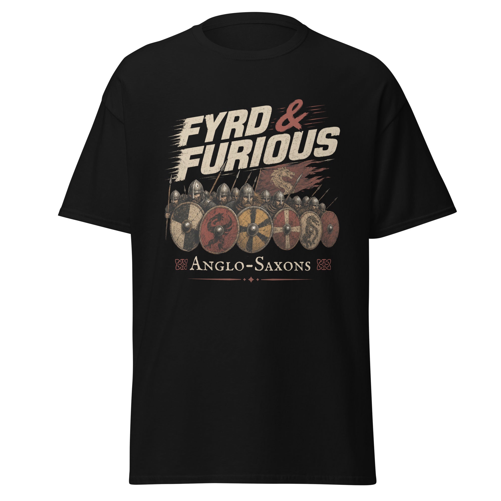 Fyrd & Furious Anglo-Saxon Shield Wall T-Shirt