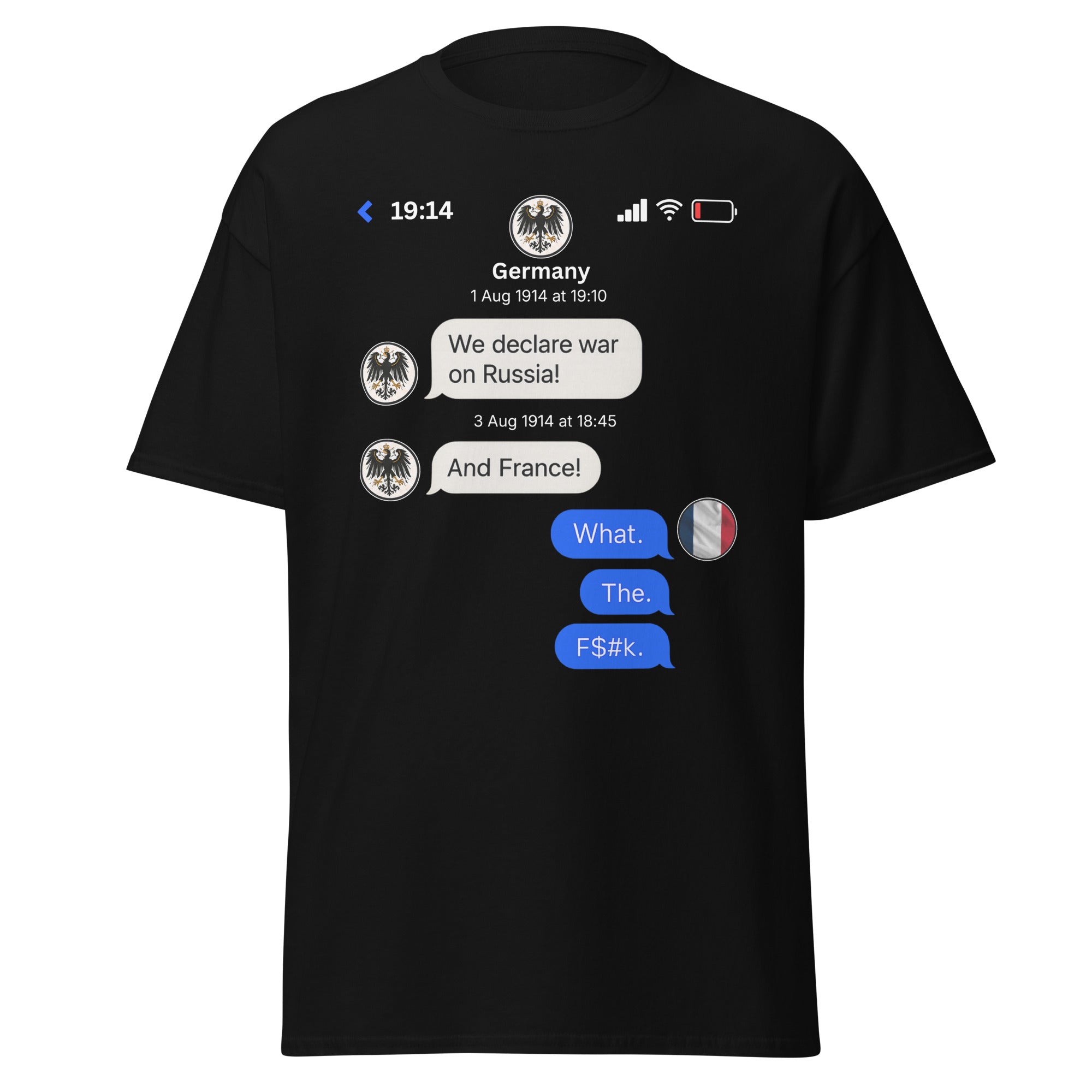 What. The. F&%k! – France’s WWI Reaction T-Shirt