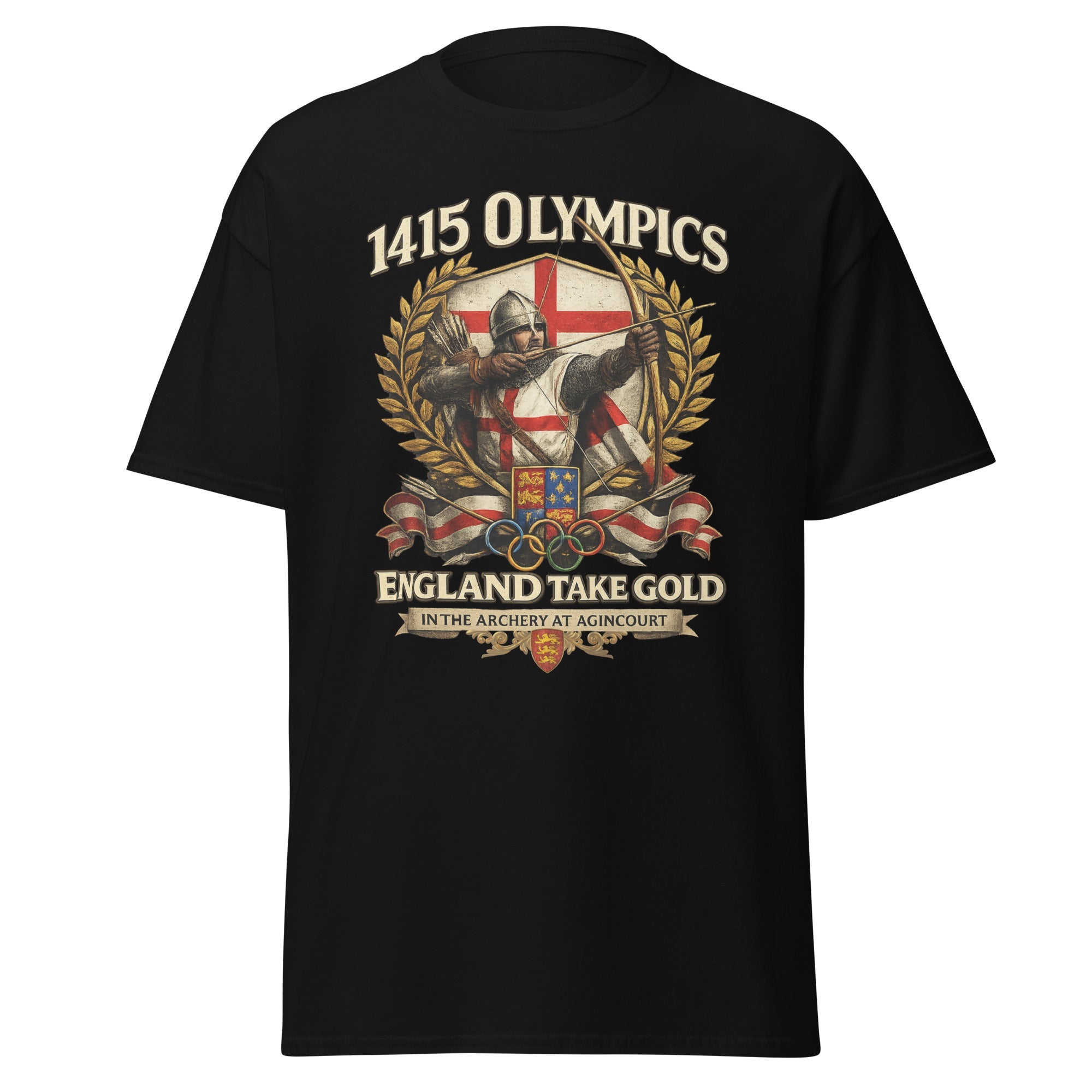 Agincourt 1415 Olympics – England Takes Gold in Archery T-Shirt
