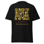 We Shall Fight in the Shade – Spartan Leonidas Quote T-Shirt