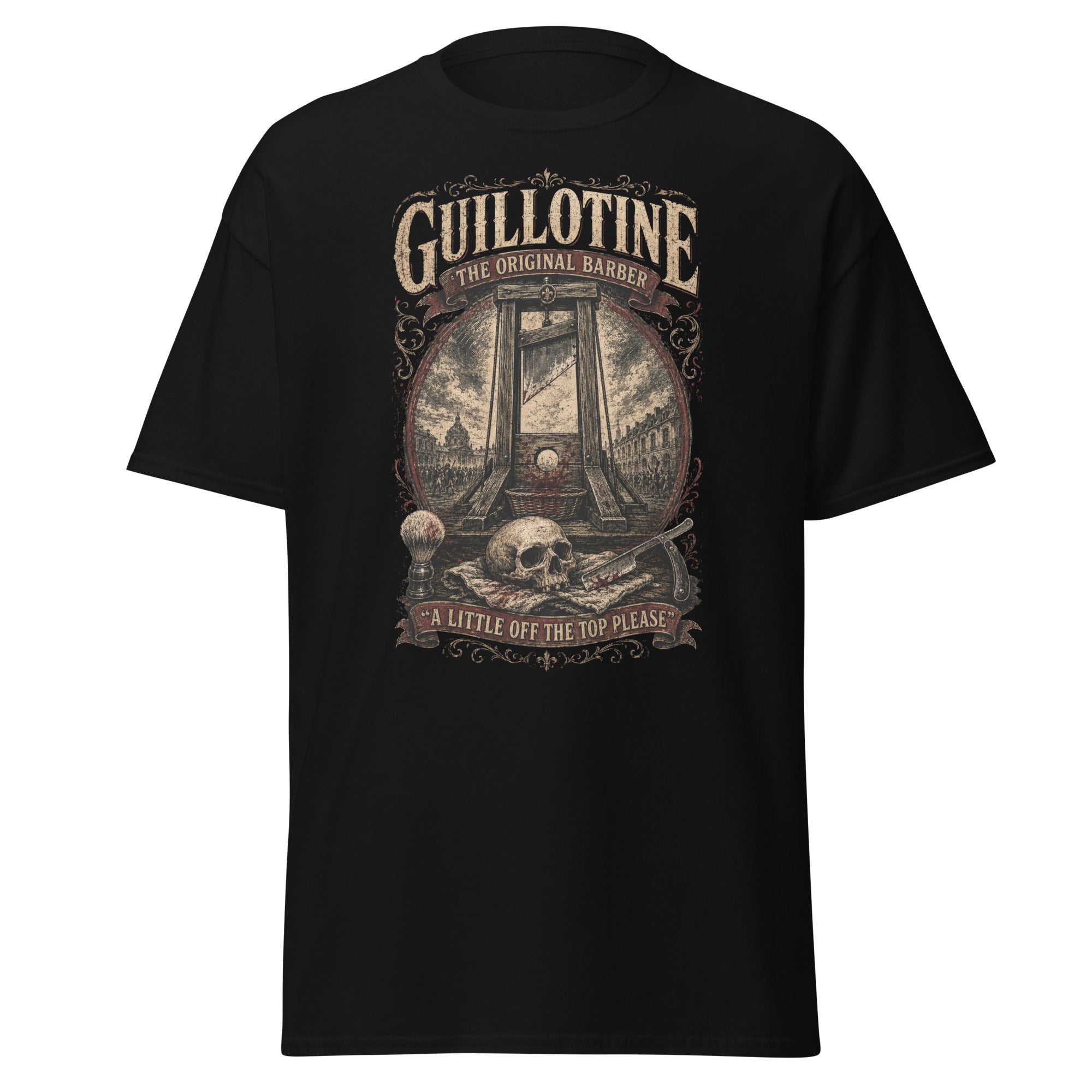Guillotine The Original Barber French Revolution T-Shirt