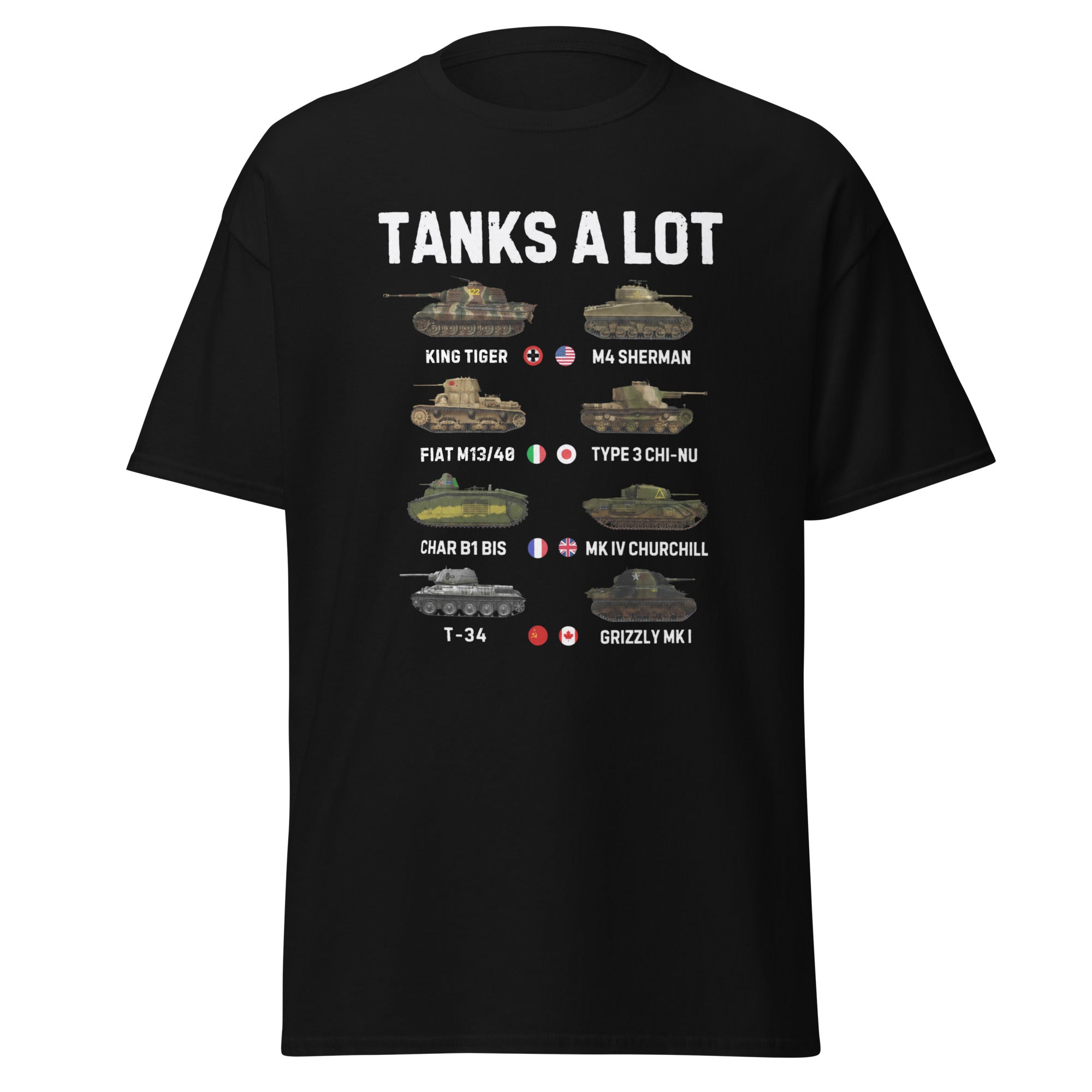 Tanks A Lot – WWII Armor Tribute T-Shirt