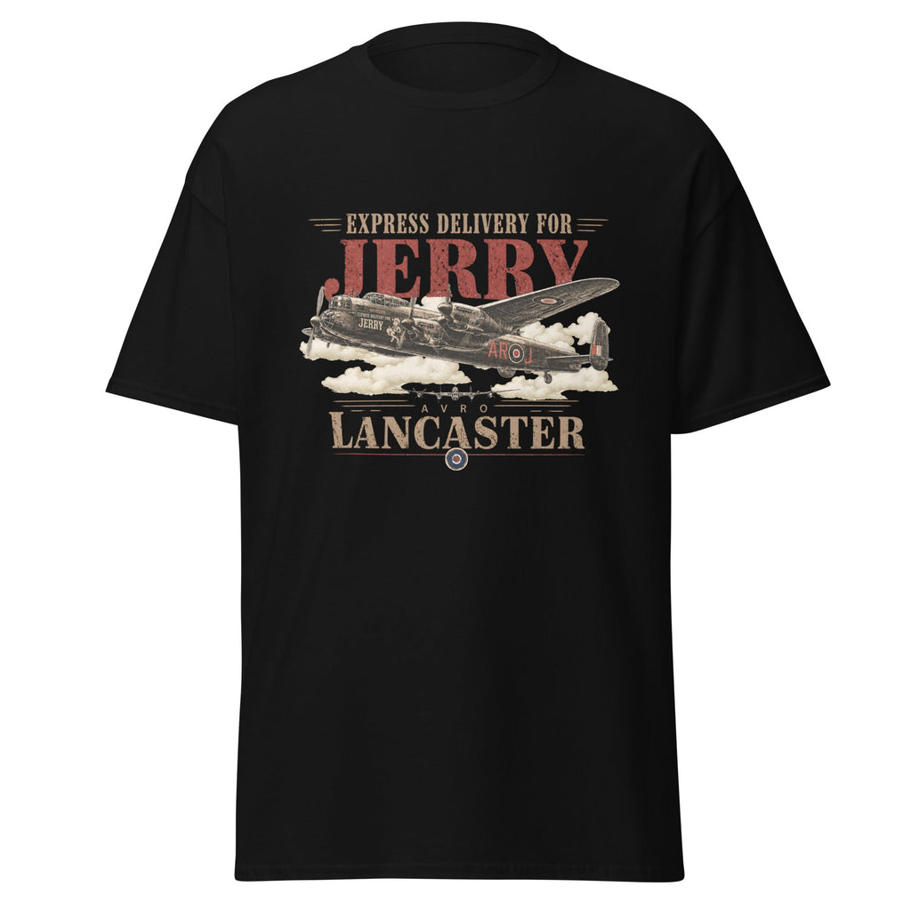 Express Delivery For Jerry – Avro Lancaster Bomber T-Shirt