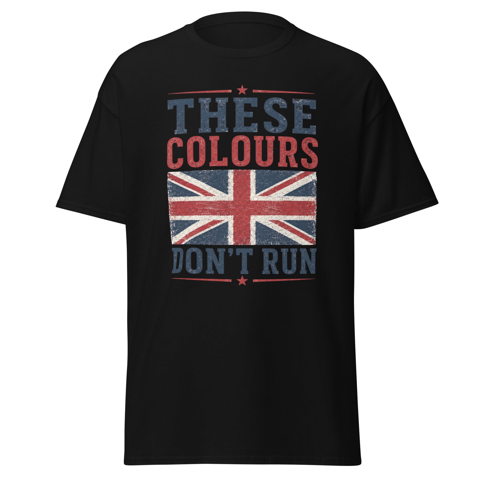 These Colours Don't Run — British Patriot Union Jack T-Shirt
