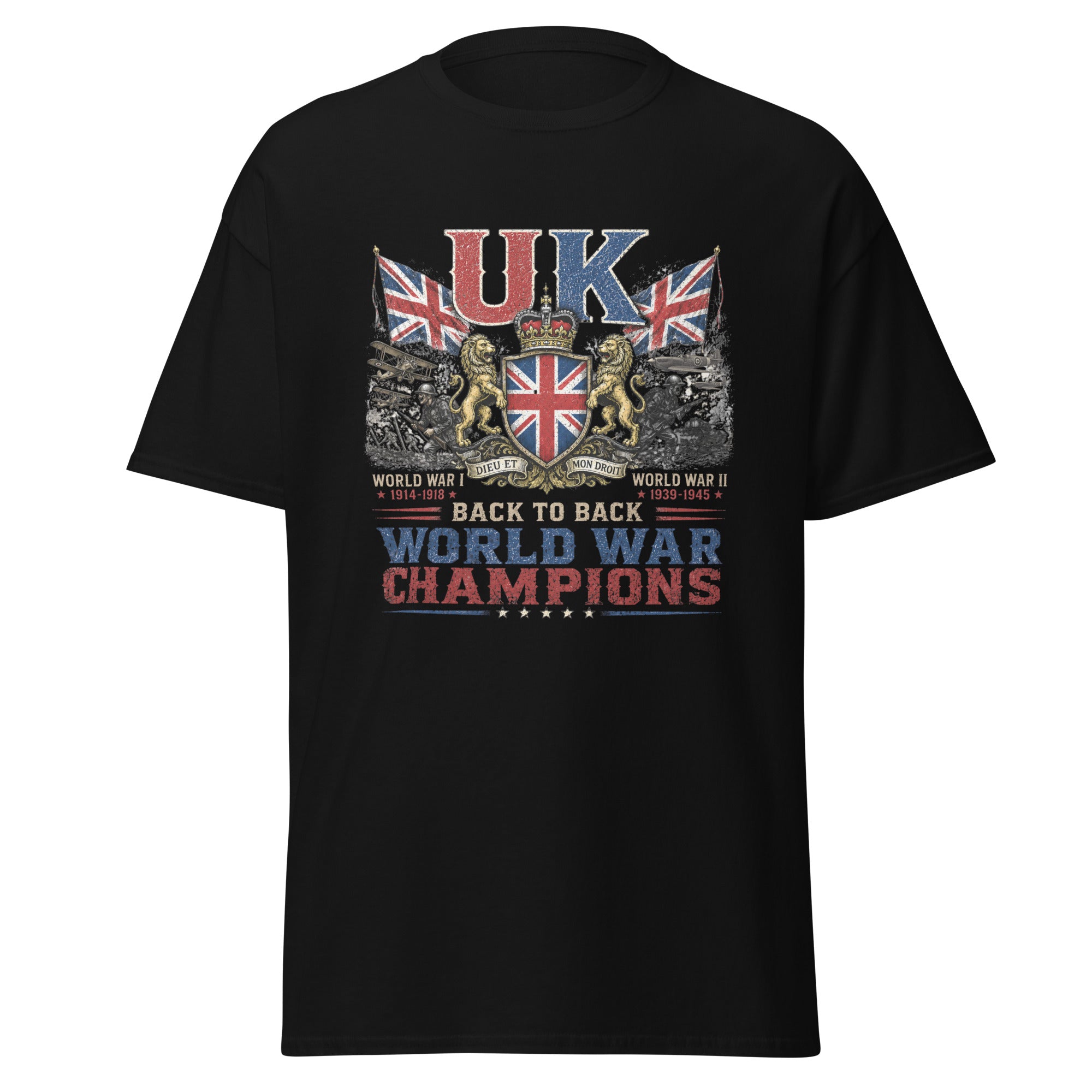 Back to Back World War Champions UK T-Shirt