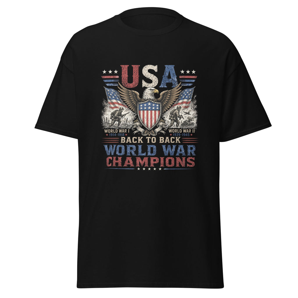 Back to Back World War Champions – USA T-Shirt