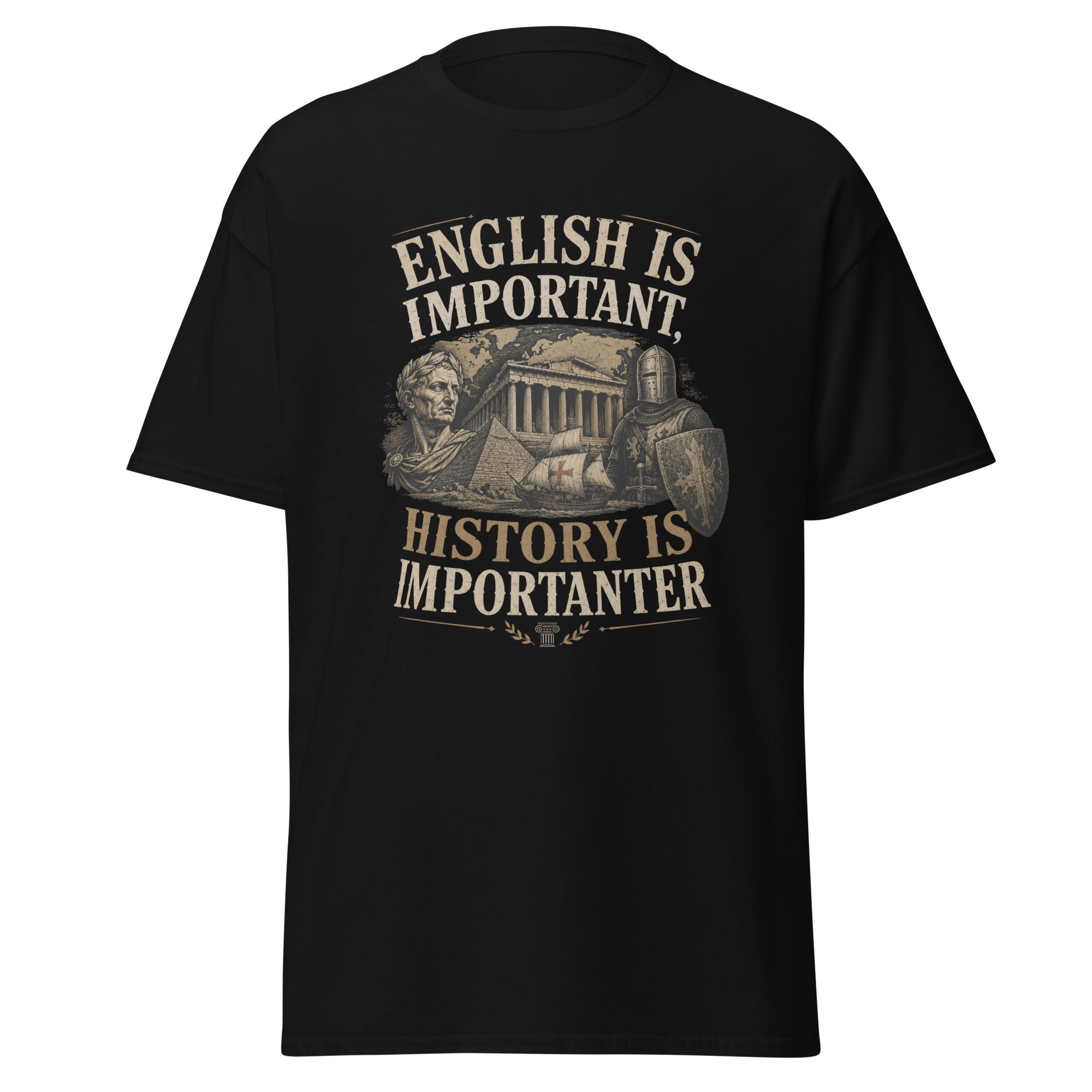 History Is Importanter – Funny Grammar & History Meme T-Shirt