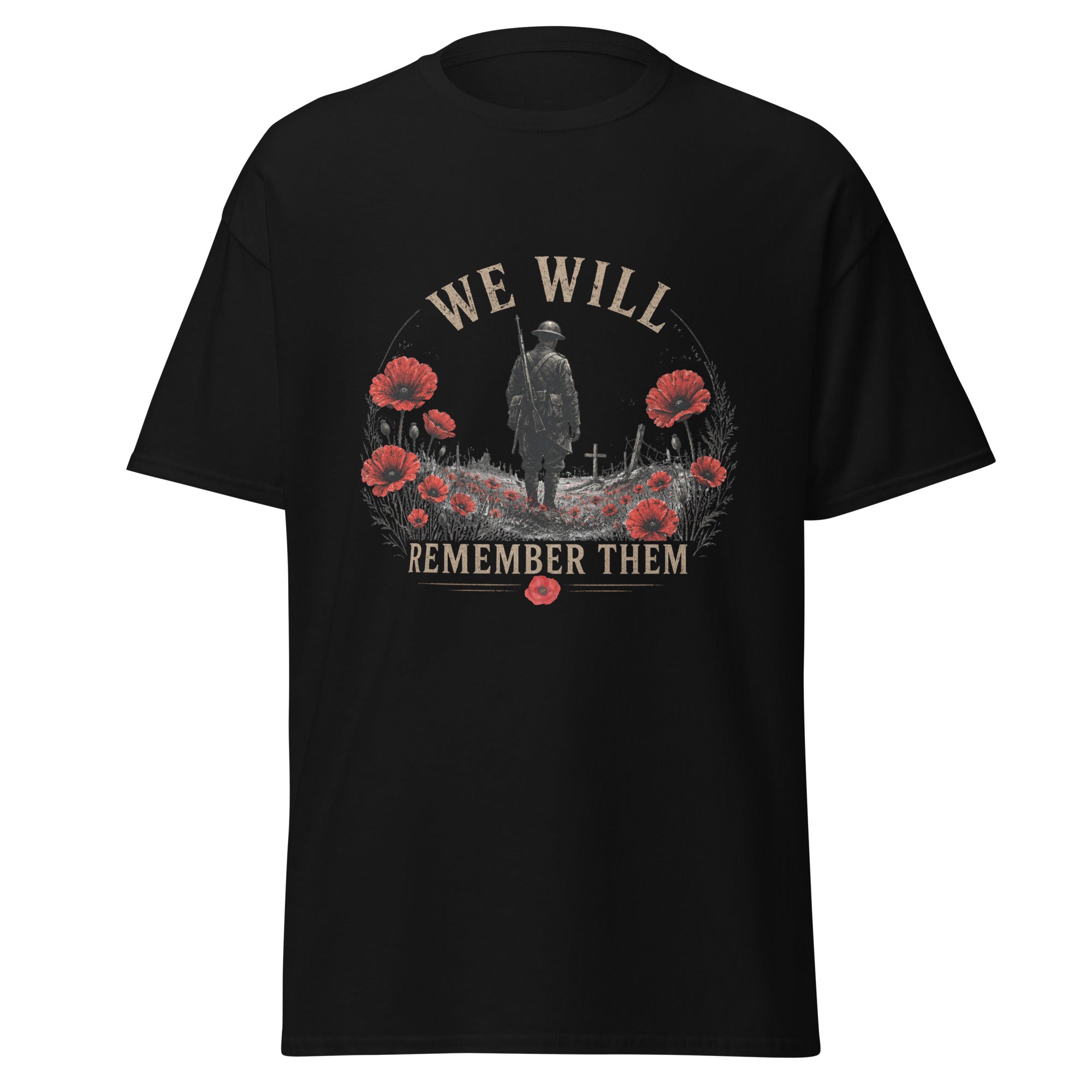 We Will Remember Them | Poppy WWI Remembrance T-Shirt