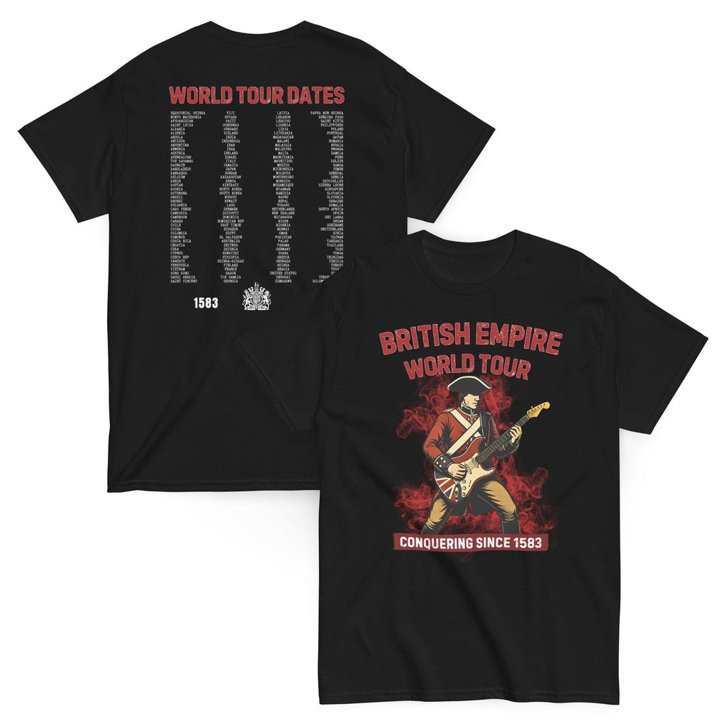 British Empire World Tour T-Shirt (Front & Back) T-Shirt